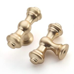 Asidrama 23 Pack Brushed Brass Kitchen Cabinet Knobs Gold Dresser Knobs Drawer